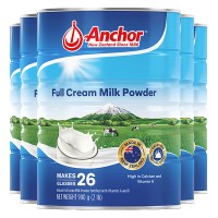 【新西兰直邮】ANCHOR 安佳全脂罐装成人奶粉 6罐一箱 新旧包装随机发